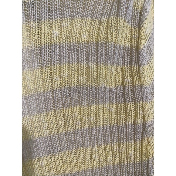 Free People Women's Stone/Beige/Yellow Cotton Cardigan Duster I Size: XS - Picture 7 of 9